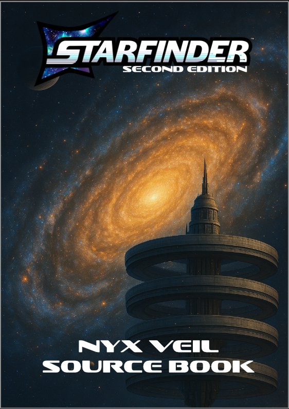 Nyx Veil sourcebook cover concept